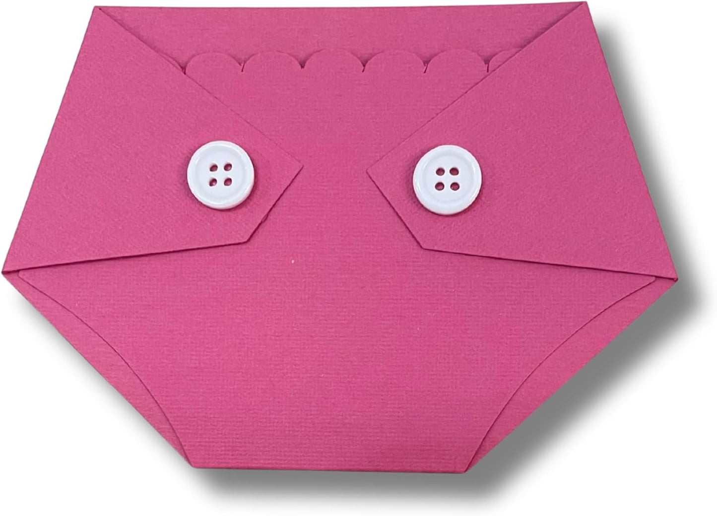 Diaper Shaped Baby Shower Gift Card Holder - Solid Colors