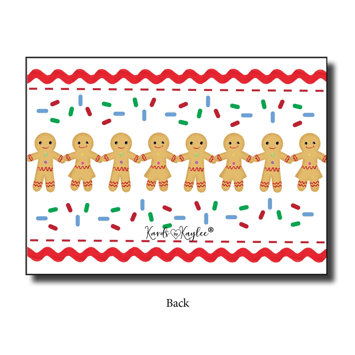 Christmas Thank you Notes from Teachers for Students - Gingerbread