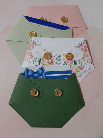 Baby Shower Gift Card Holder - Shower Game Prizes - Floral