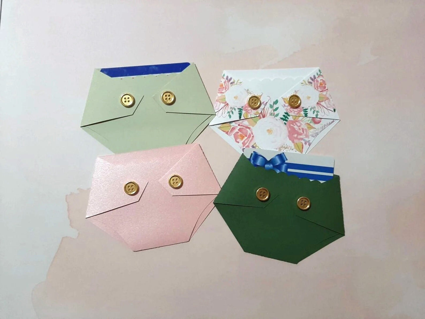 Baby Shower Gift Card Holder - Shower Game Prizes - Floral