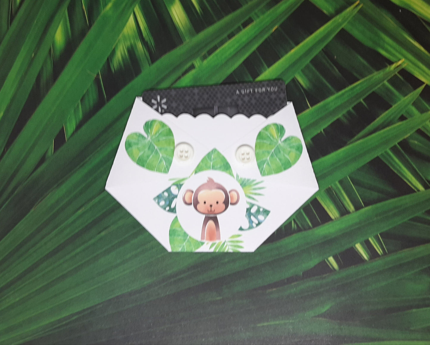 Baby Shower Game Prizes Gift Card Holder - Jungle Animals