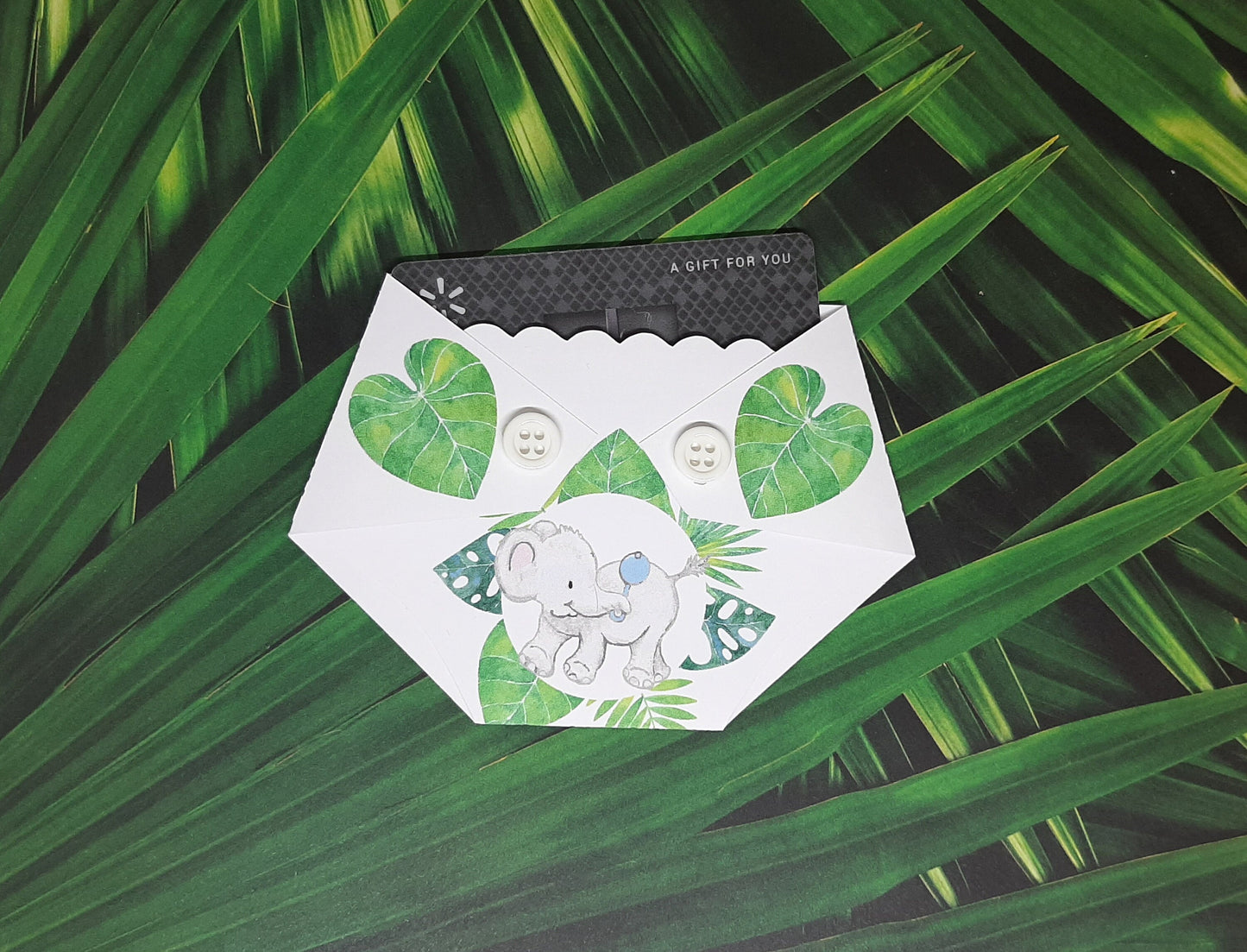 Baby Shower Game Prizes Gift Card Holder - Jungle Animals