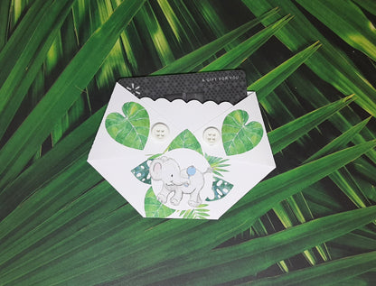 Baby Shower Game Prizes Gift Card Holder - Jungle Animals