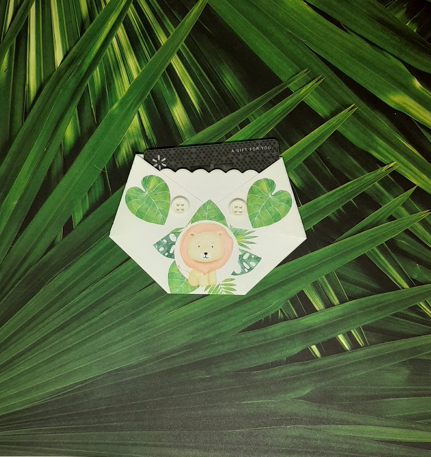 Baby Shower Game Prizes Gift Card Holder - Jungle Animals