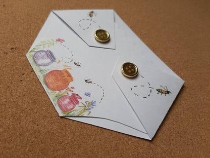 Baby Shower Game Prizes - Honey Pots and Bee Gift Card Holder