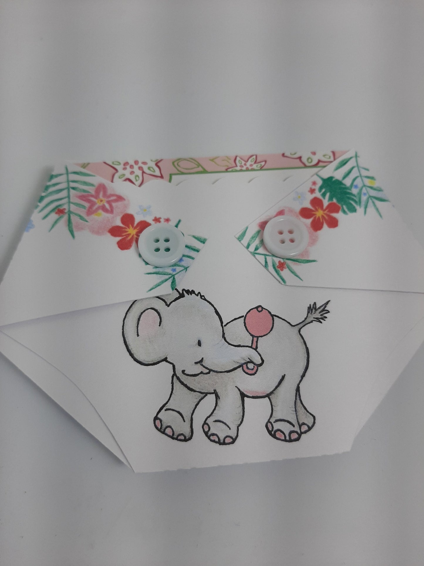 Baby Shower Game Prizes -Elephant - Shower Prize - Baby Shower Game Gift/Gift Card Holder/Diaper Raffle Prize/Winner/Door Prize/Giveaway