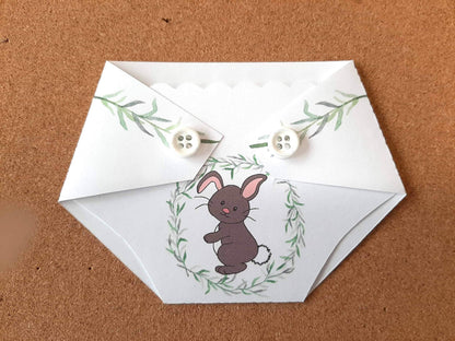 Baby Shower Game Prizes -Woodland Animals - Shower Prize -  Game Gift/Gift Card Holder/Diaper Raffle Prize/Winner/Door Prize/Giveaway