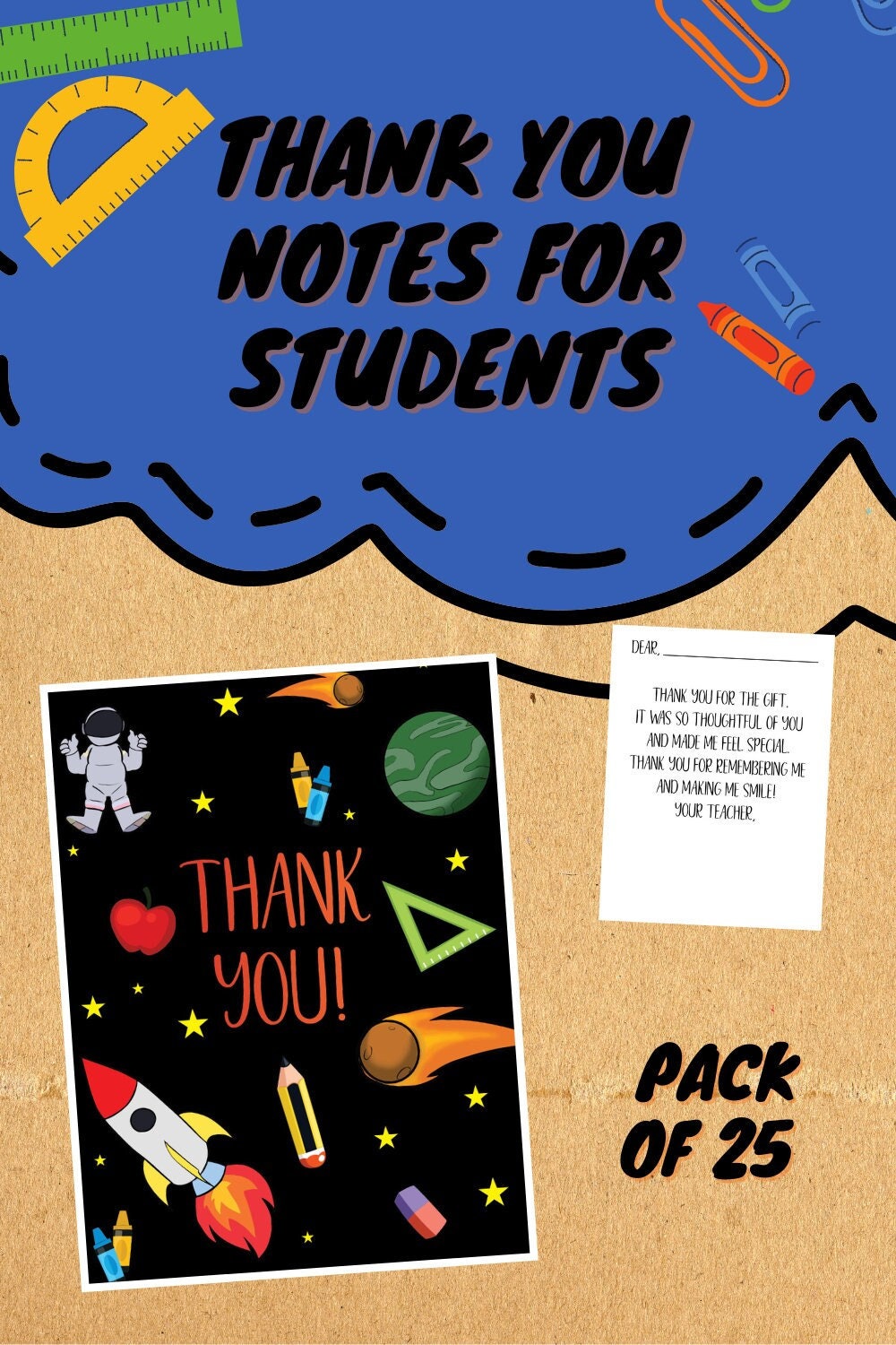 Thank You Notes for Students from Teacher - Teacher Appreciation Week Gifts Received