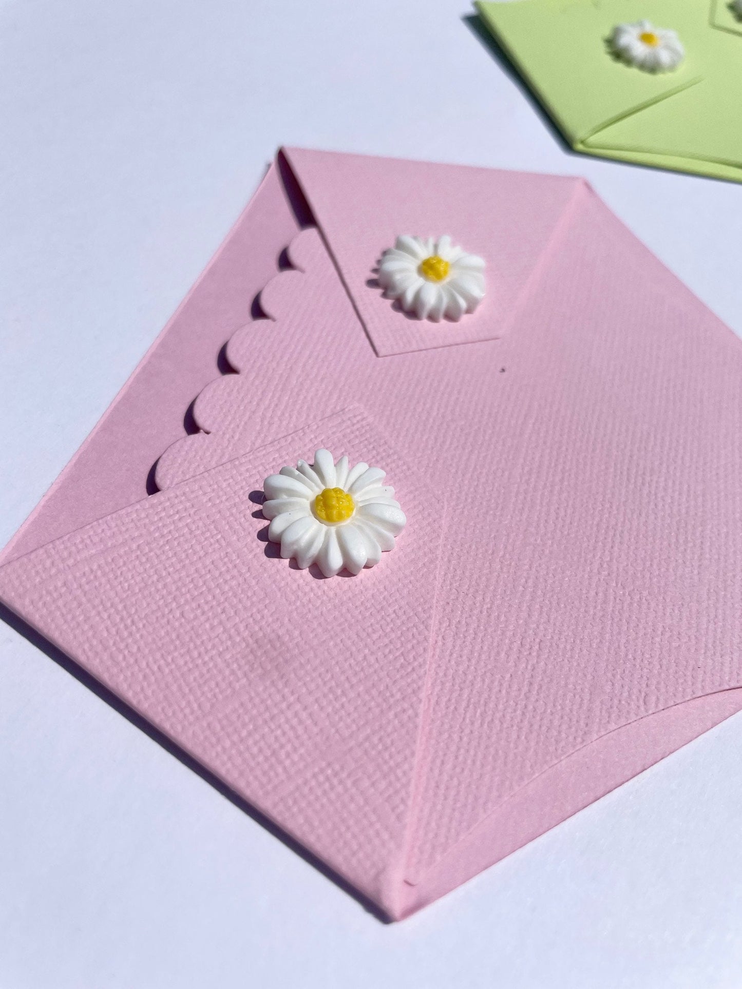 Baby Shower Prize Gift Card Holder Diaper Shaped with Daisies - Prizes for Game Winners