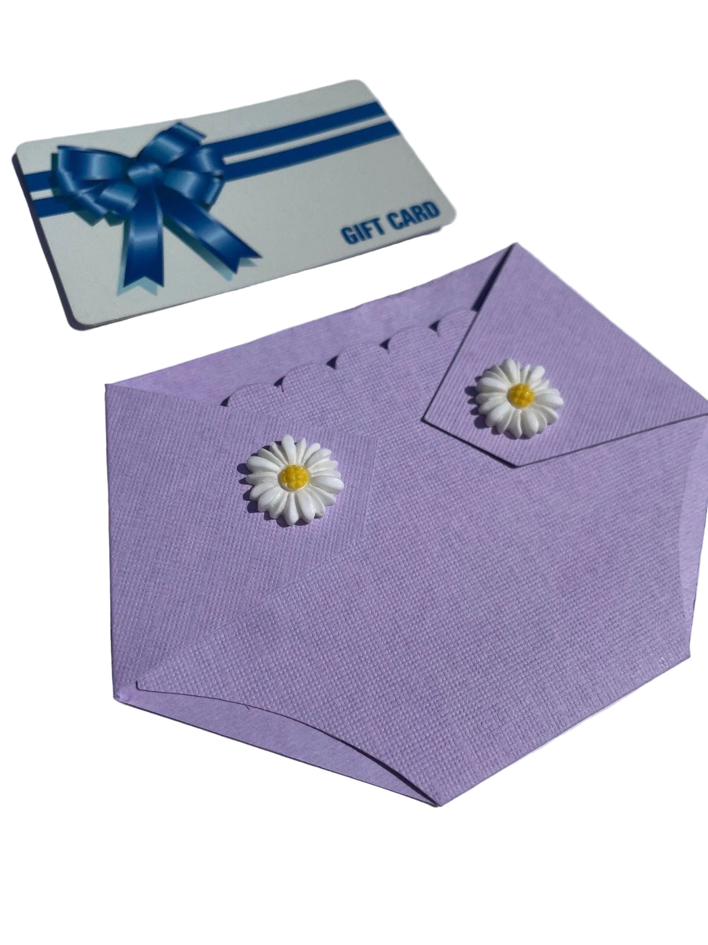 Baby Shower Prize Gift Card Holder Diaper Shaped with Daisies - Prizes for Game Winners